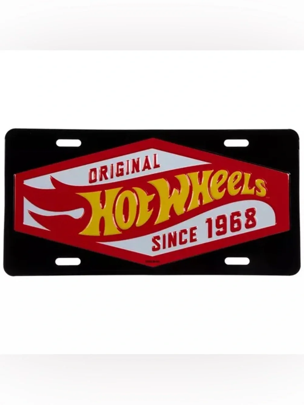 Hot Wheels Metal License Plate